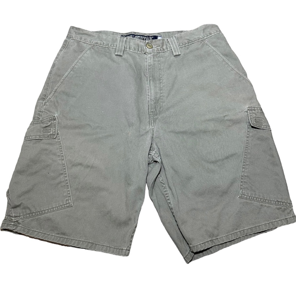 Vintage  Levi's Silver Tab Green  Cargo Shorts Men 33 Skater  Baggy Wide Leg 90s